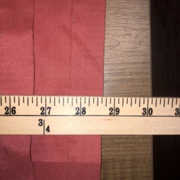 PGA Tour Mens Short Sleeve Dress Shirt Size Medium Red Pastel Soft Business Golf - Picture 8 of 12